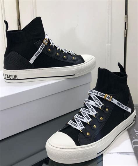 christian dior chucks black|Christian Dior sneakers high top.